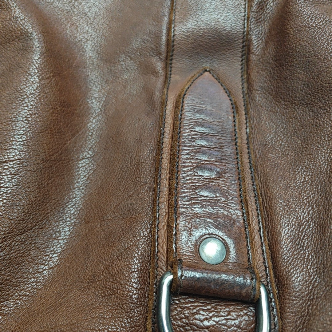 Calfskin Top Handle Bag Red