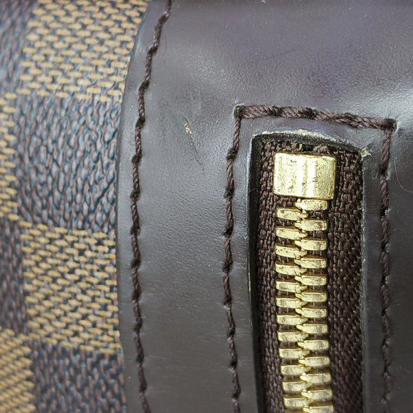 EOLE Damier Ebene Coated Canvas Brown