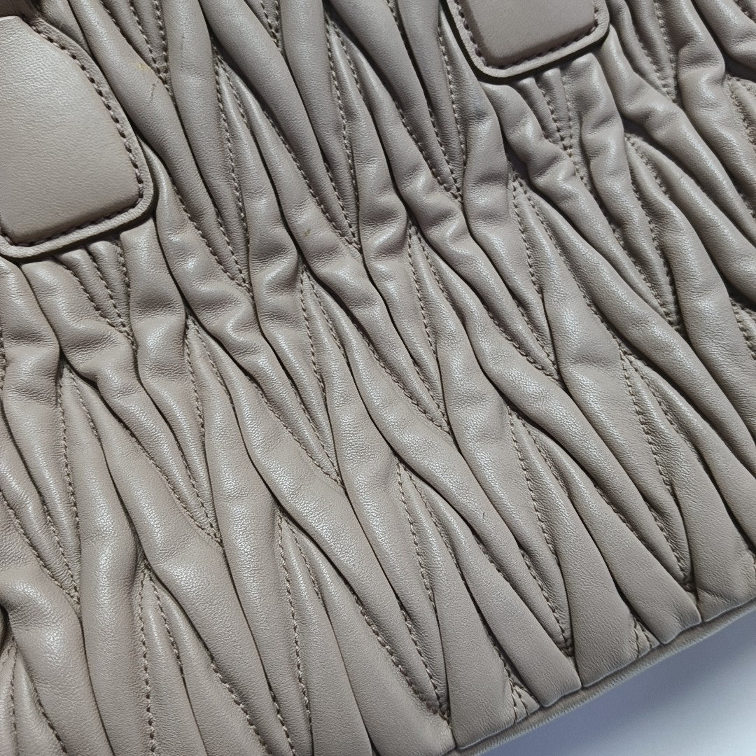 Madras Quilted Lambskin Pink