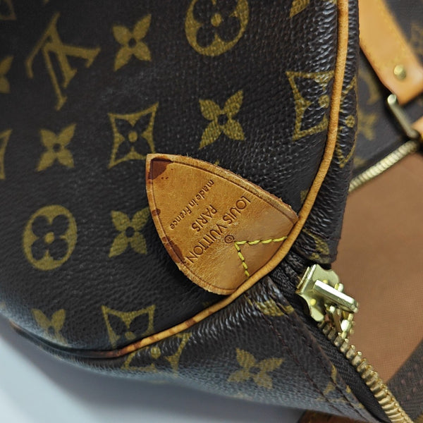 SAC SOUPLE 55 Monogram Coated Canvas Brown