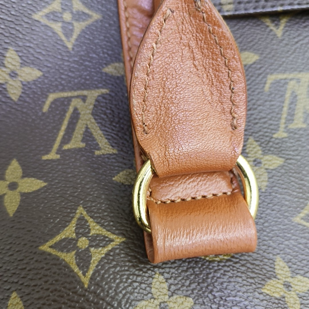 SAC WEEKEND PM Monogram Coated Canvas Brown