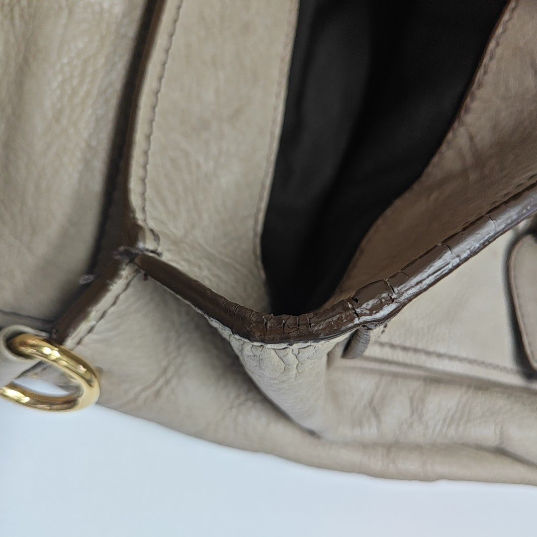 Calfskin Tote Bag Beige