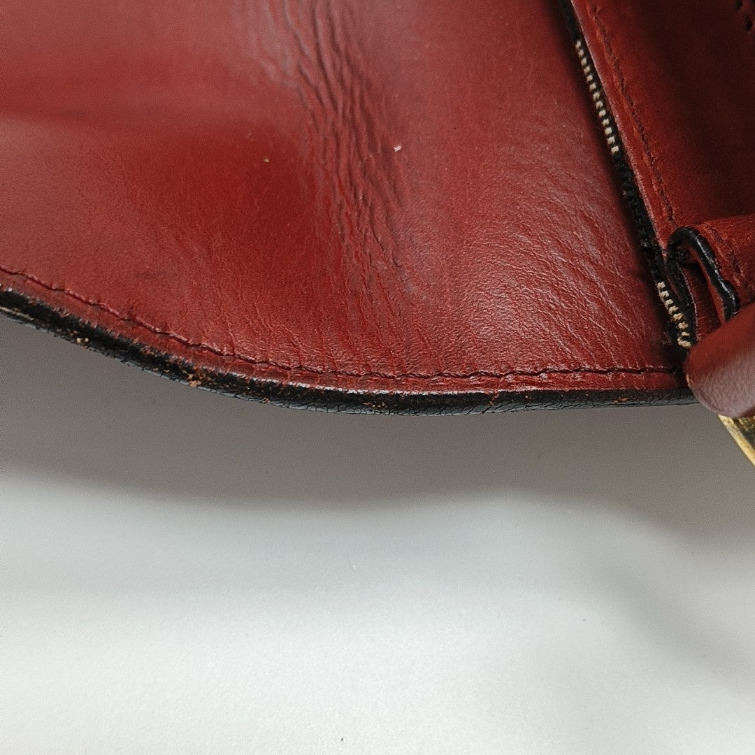 Abbott Medium Calfskin Red
