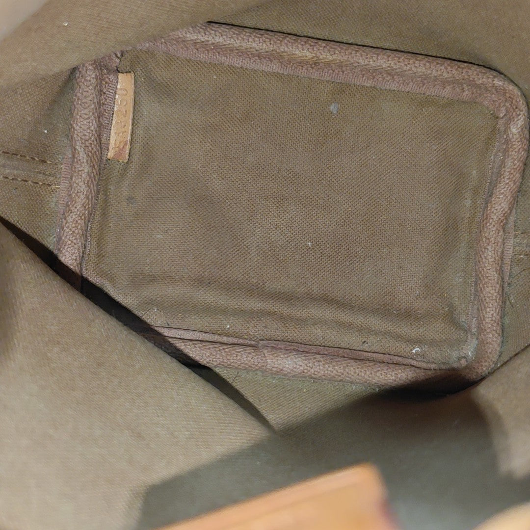 NÉONOÉ Nano Monogram Coated Canvas Brown