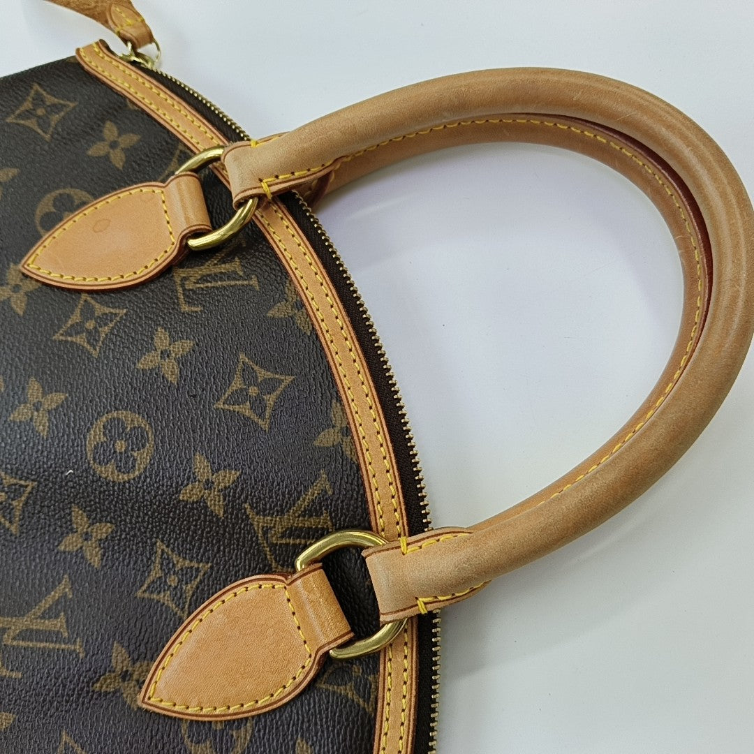 LOCKIT PM Monogram Coated Canvas Brown