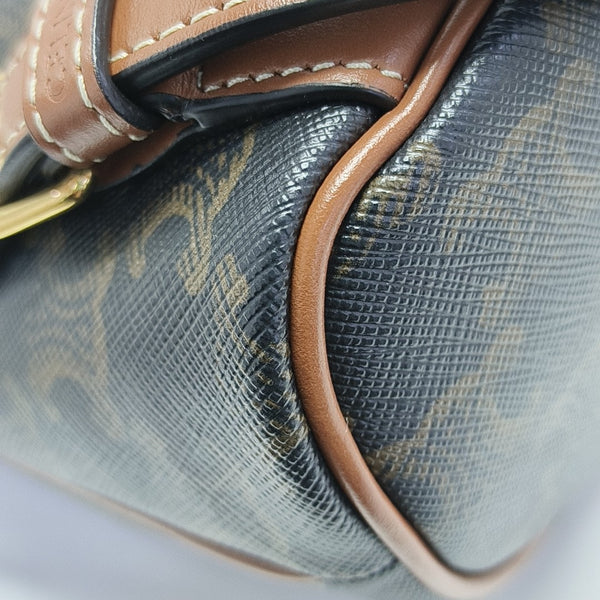 TRIOMPHE Mini Coated Canvas Brown