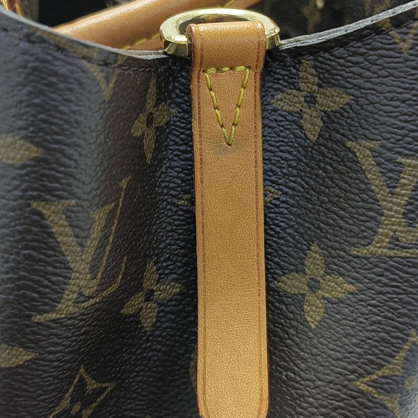 MONTAIGNE Monogram Coated Canvas Brown