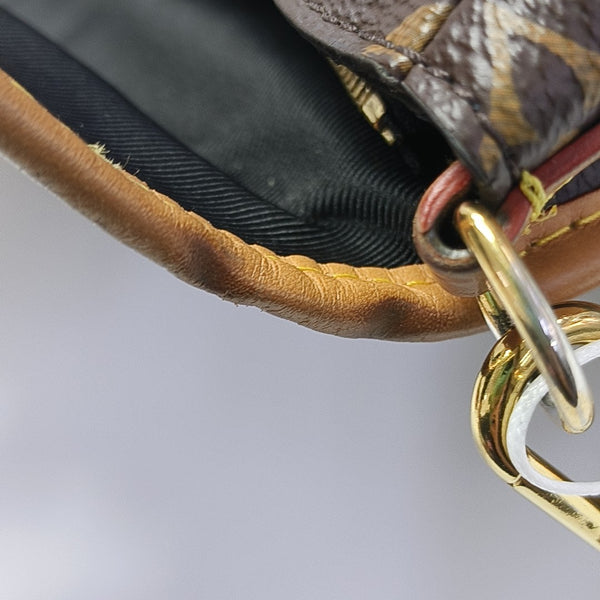 DIANE Monogram Coated Canvas Brown
