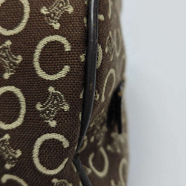 Canvas Top Handle Bag Brown