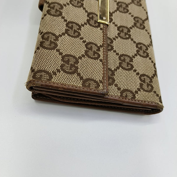 Monogram Canvas Wallet Beige