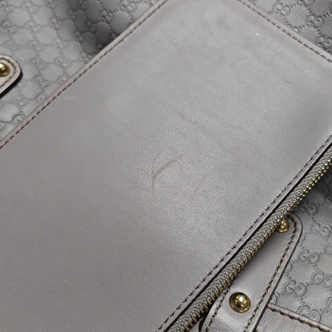 Calfskin Tote Bag Gray
