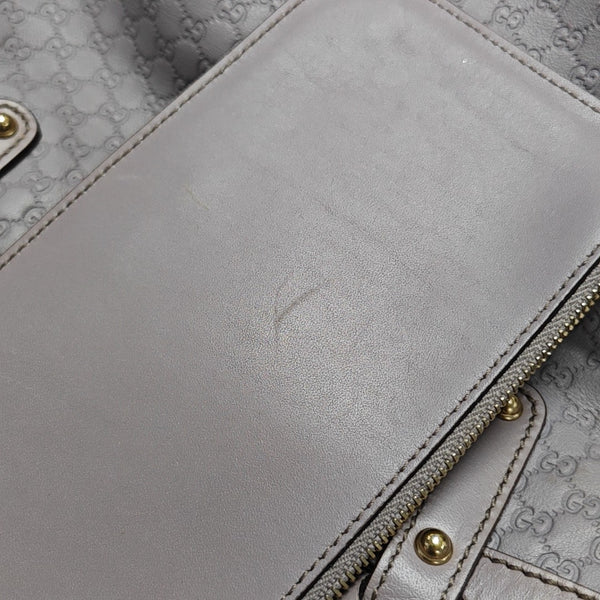 Calfskin Tote Bag Gray