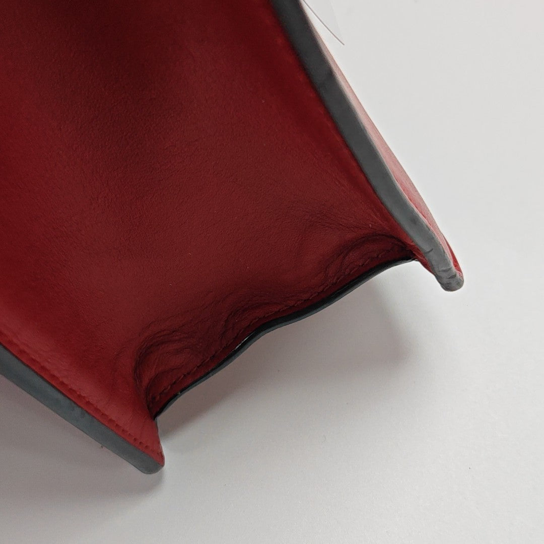 Sylvie Mini Calfskin Red