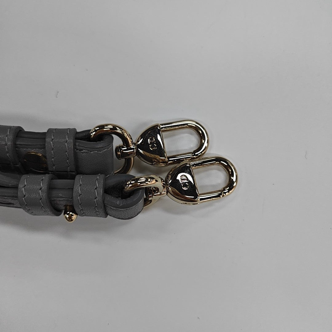 Lady Dior Small Cannage Lambskin Gray