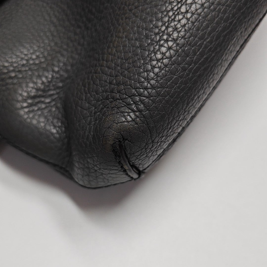 Calfskin Crossbody Bag Gray
