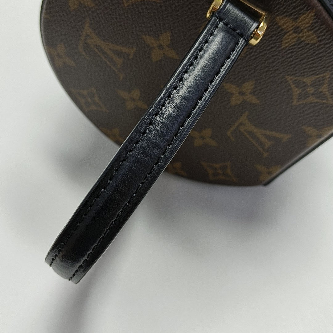 CANNES PM Monogram Coated Canvas Brown