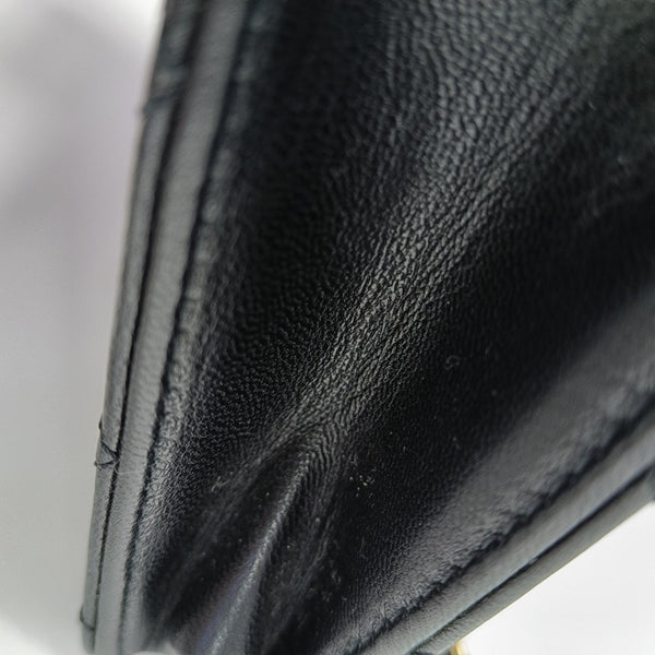 Quilted Lambskin Crossbody Bag Black