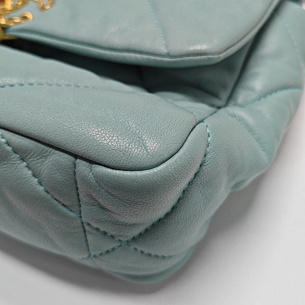 CHANEL 19 Small Quilted Lambskin Blue