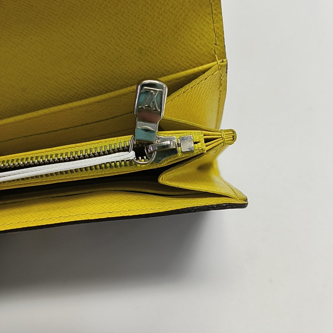 SARAH Monogram Coated Canvas Multicolor Wallet