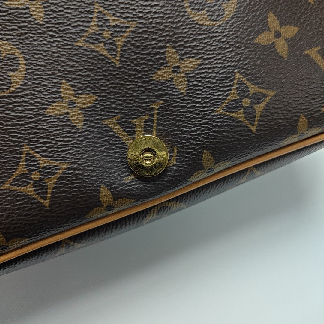 DIANE Monogram Coated Canvas Brown