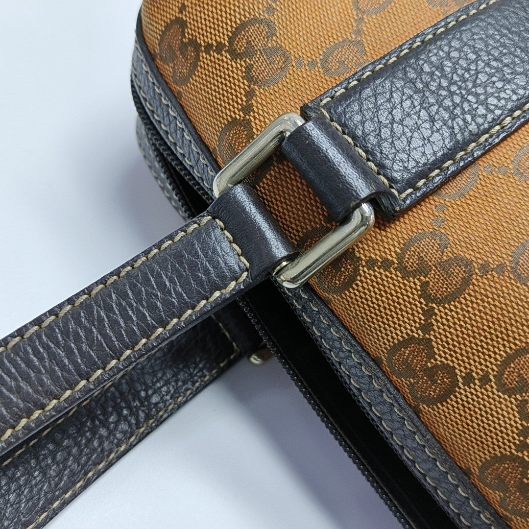Monogram Canvas Top Handle Bag Orange