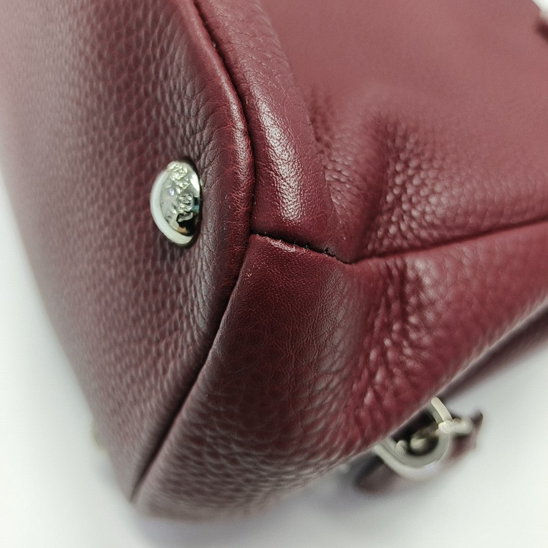 Calfskin Tote Bag Red