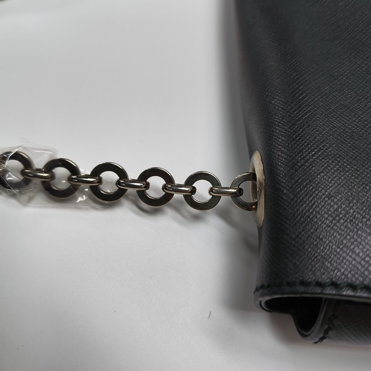 Calfskin Top Handle Bag Black