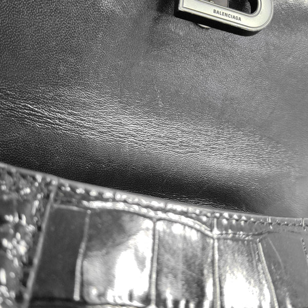 Hourglass XS Calfskin Black