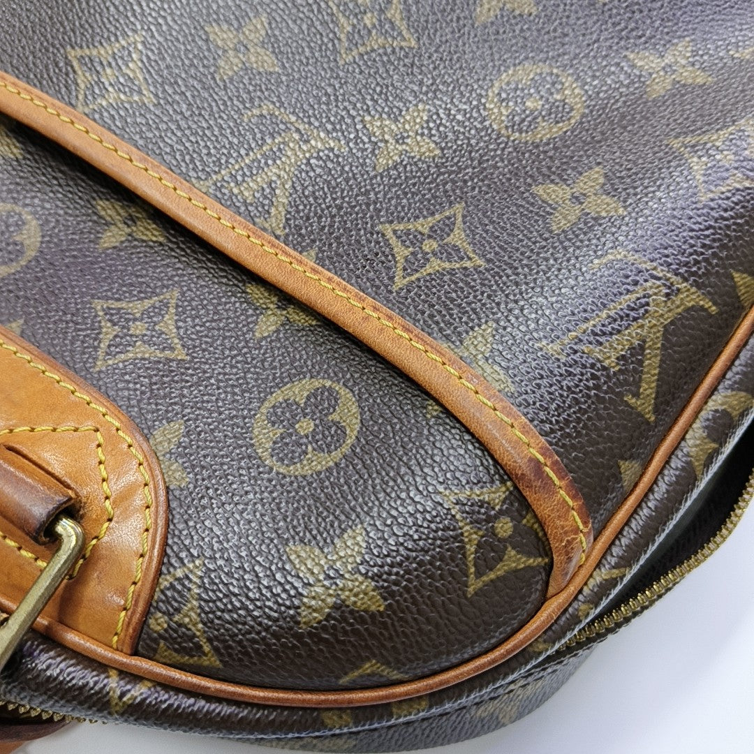 DEAUVILLE Monogram Coated Canvas Brown