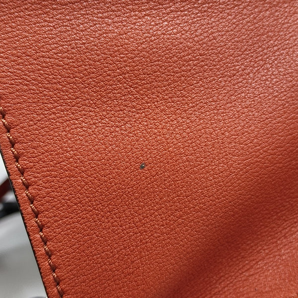 Calfskin Top Handle Bag Blue