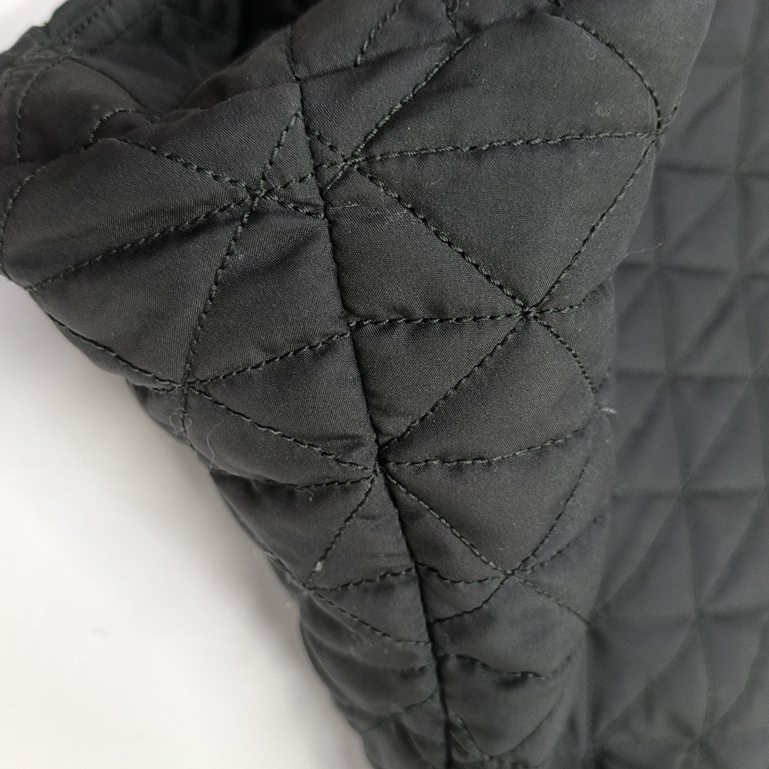 Quilted Nylon Black