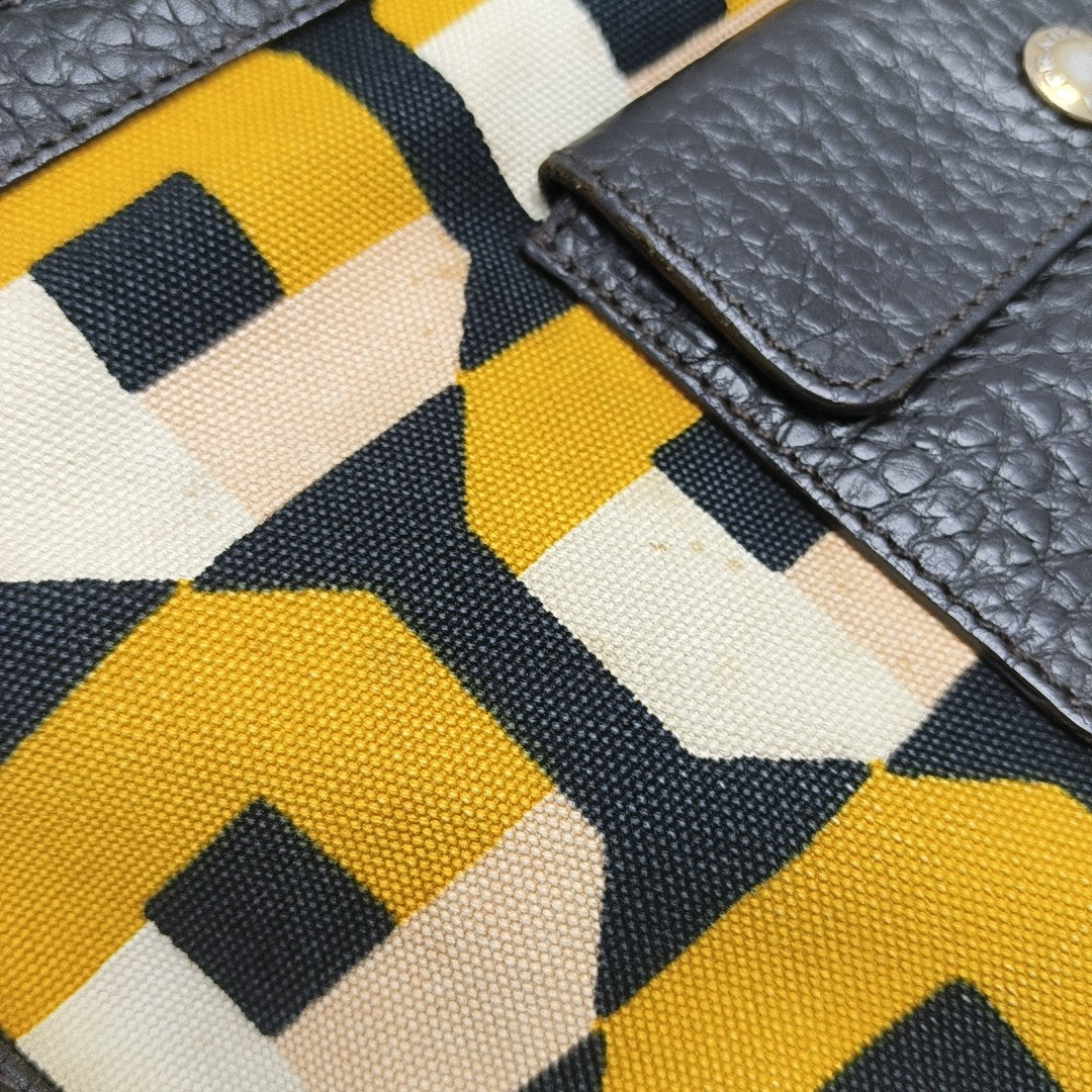 Canvas Top Handle Bag Multicolor