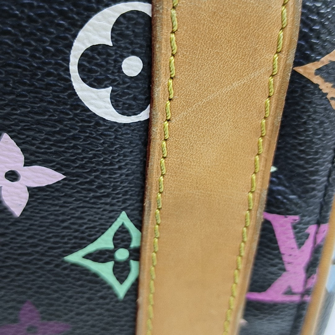 LV × TM PRISCILLA Monogram Coated Canvas Black