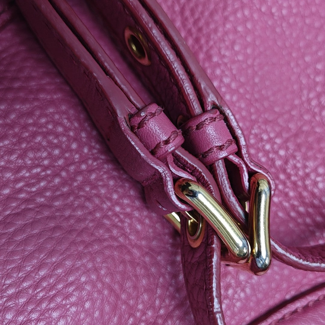 Calfskin Tote Bag Red