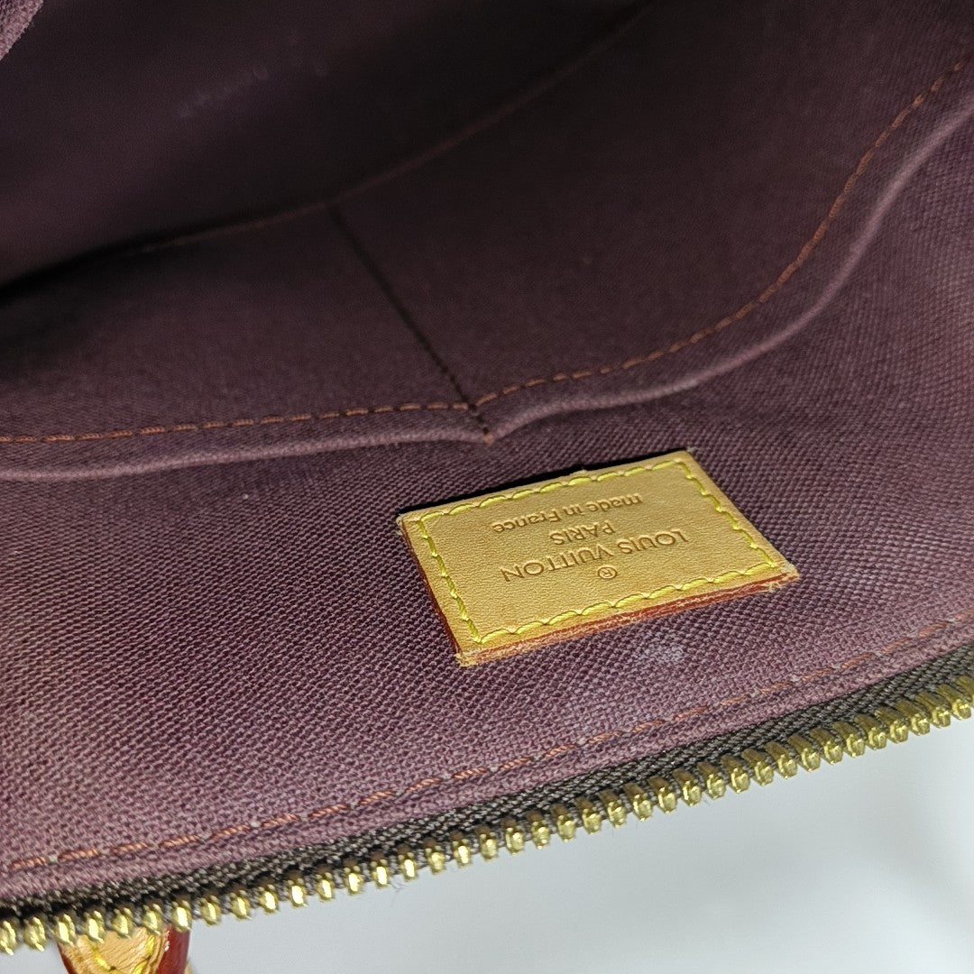 TURENNE PM Monogram Coated Canvas Brown