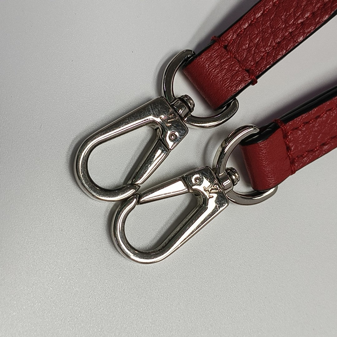 CITY STEAMER PM Calfskin Red