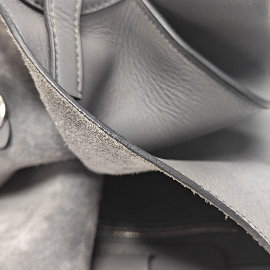BIG BAG Small Calfskin Gray