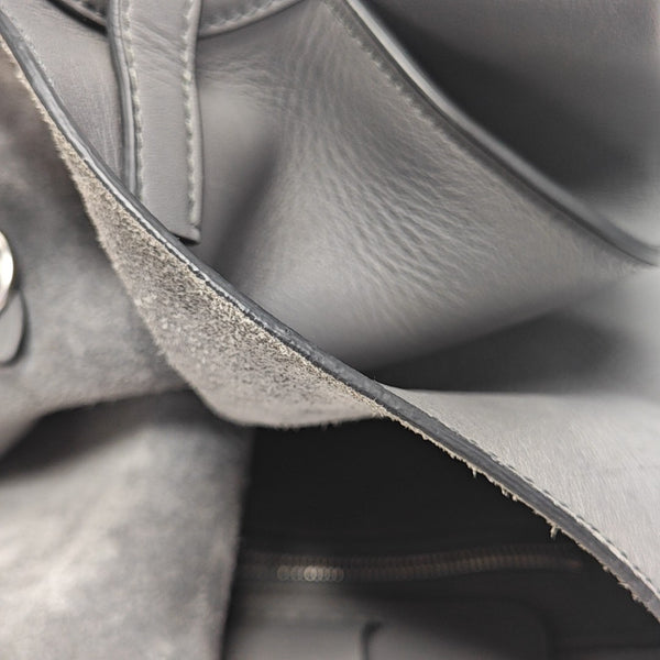 BIG BAG Small Calfskin Gray