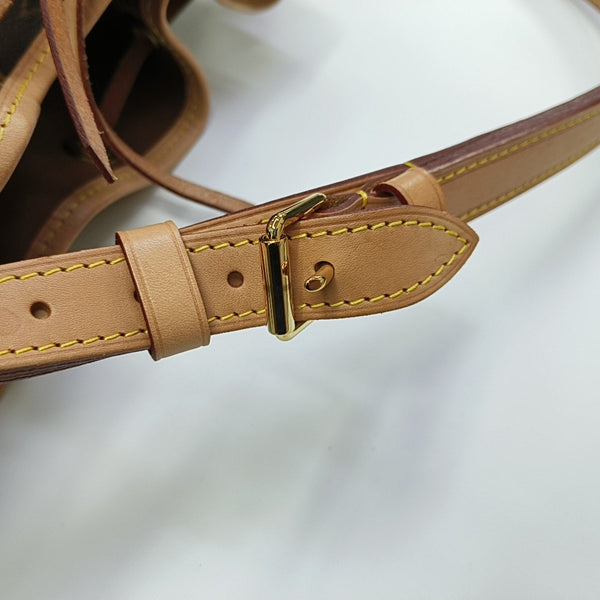 NOÉ MM Monogram Coated Canvas Brown