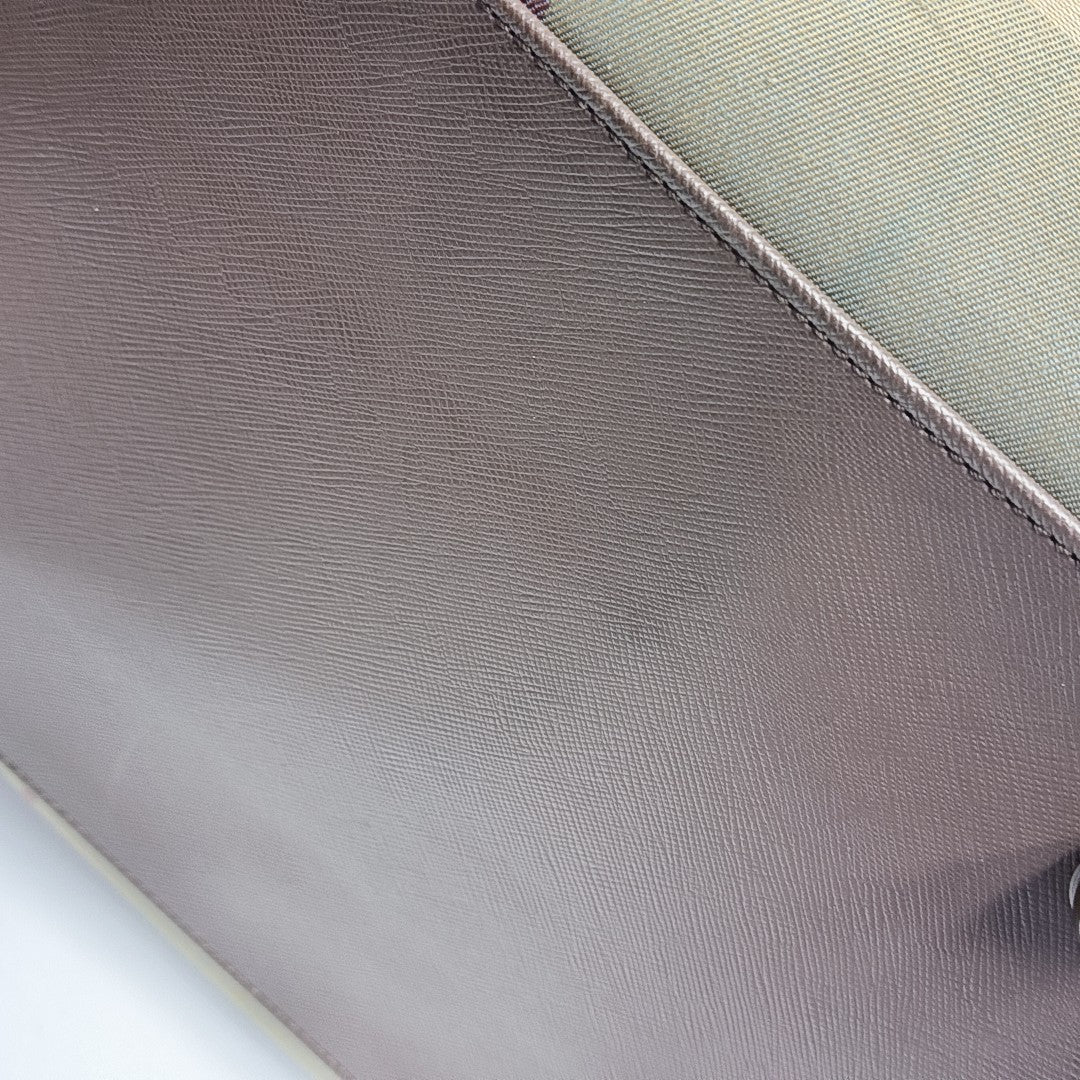 Canvas Top Handle Bag Green