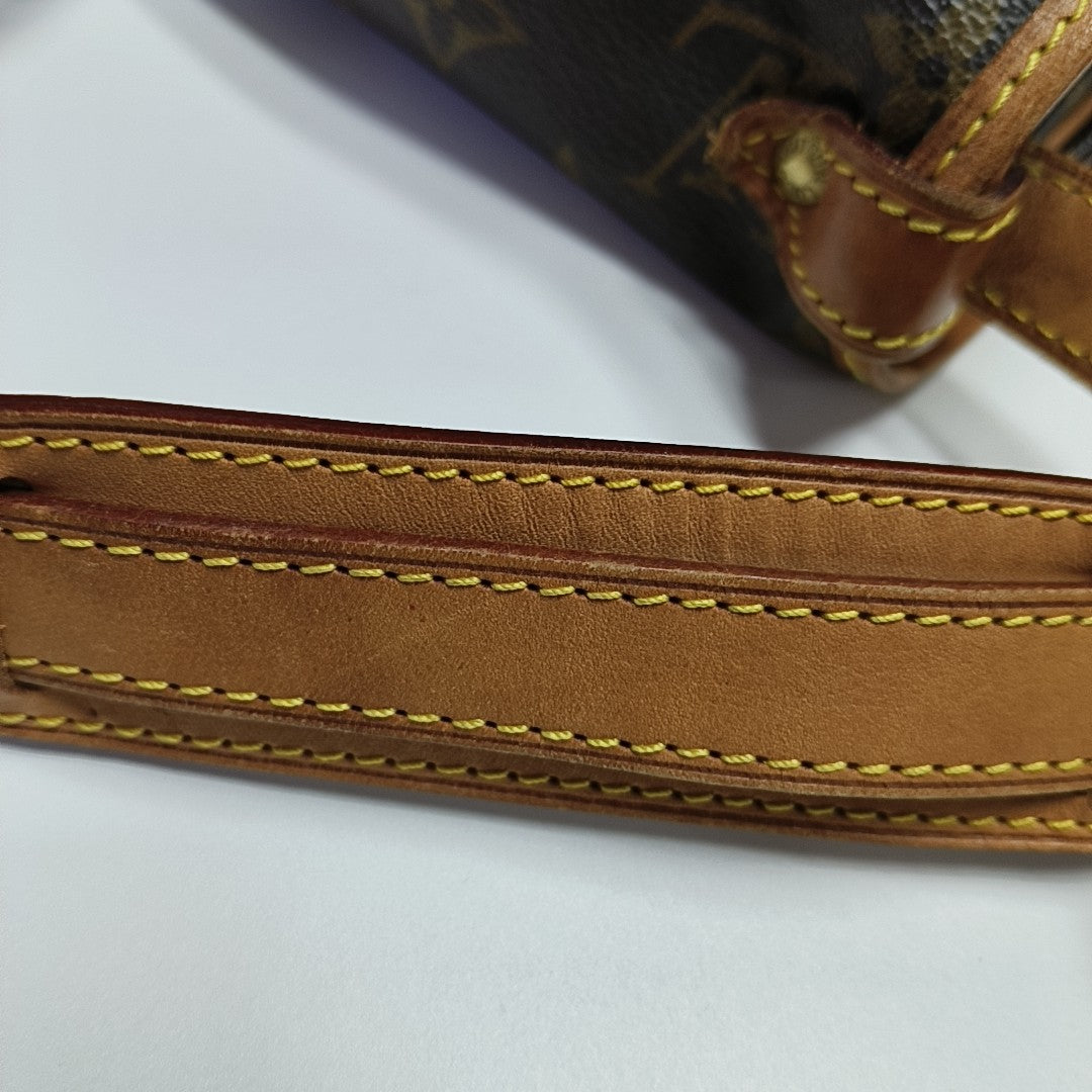 SAUMUR 30 Monogram Coated Canvas Brown