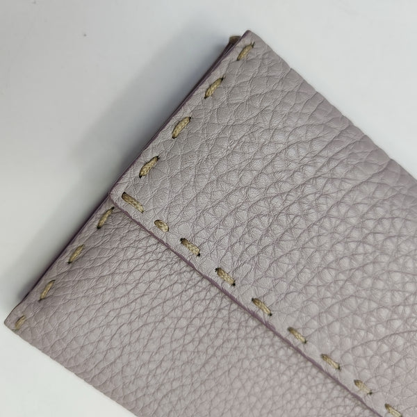Calfskin Wallet Purple
