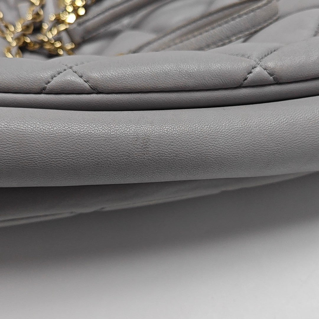 Quilted Lambskin Gray