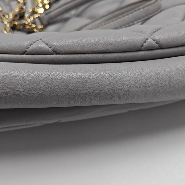Quilted Lambskin Gray