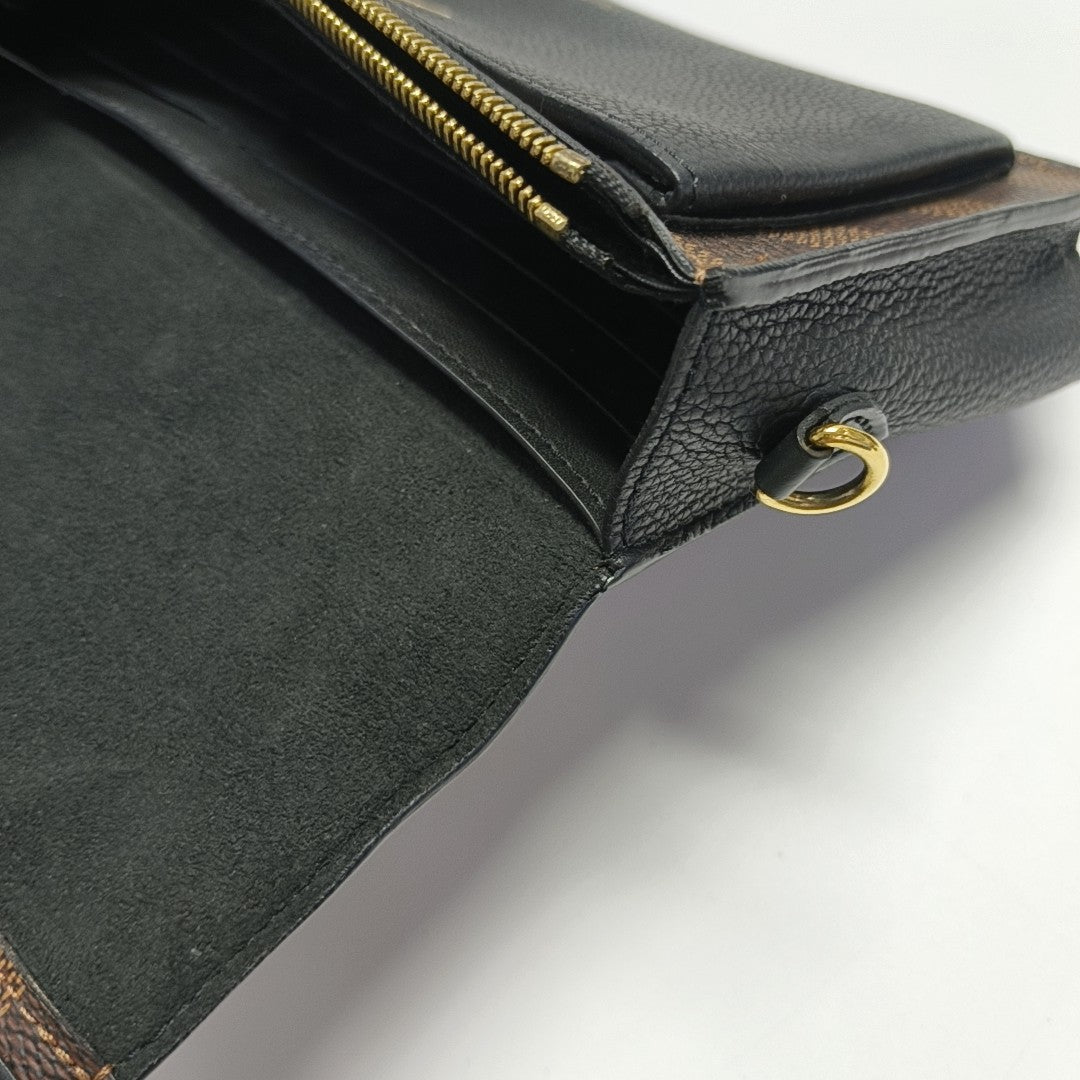 VAVIN Damier Ebene Coated Canvas Brown
