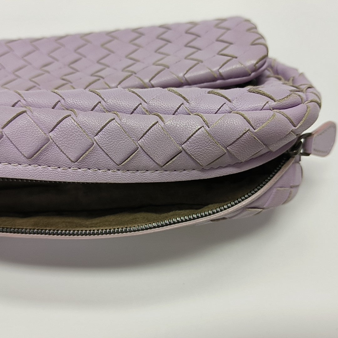 Lambskin Shoulder Bag Purple