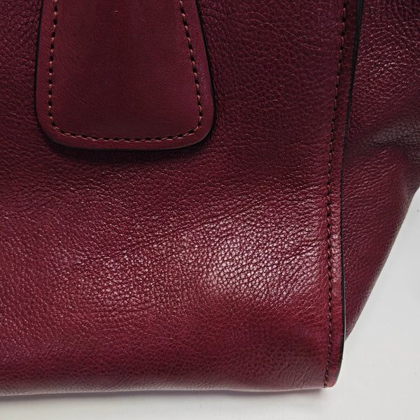 Calfskin Tote Bag Red