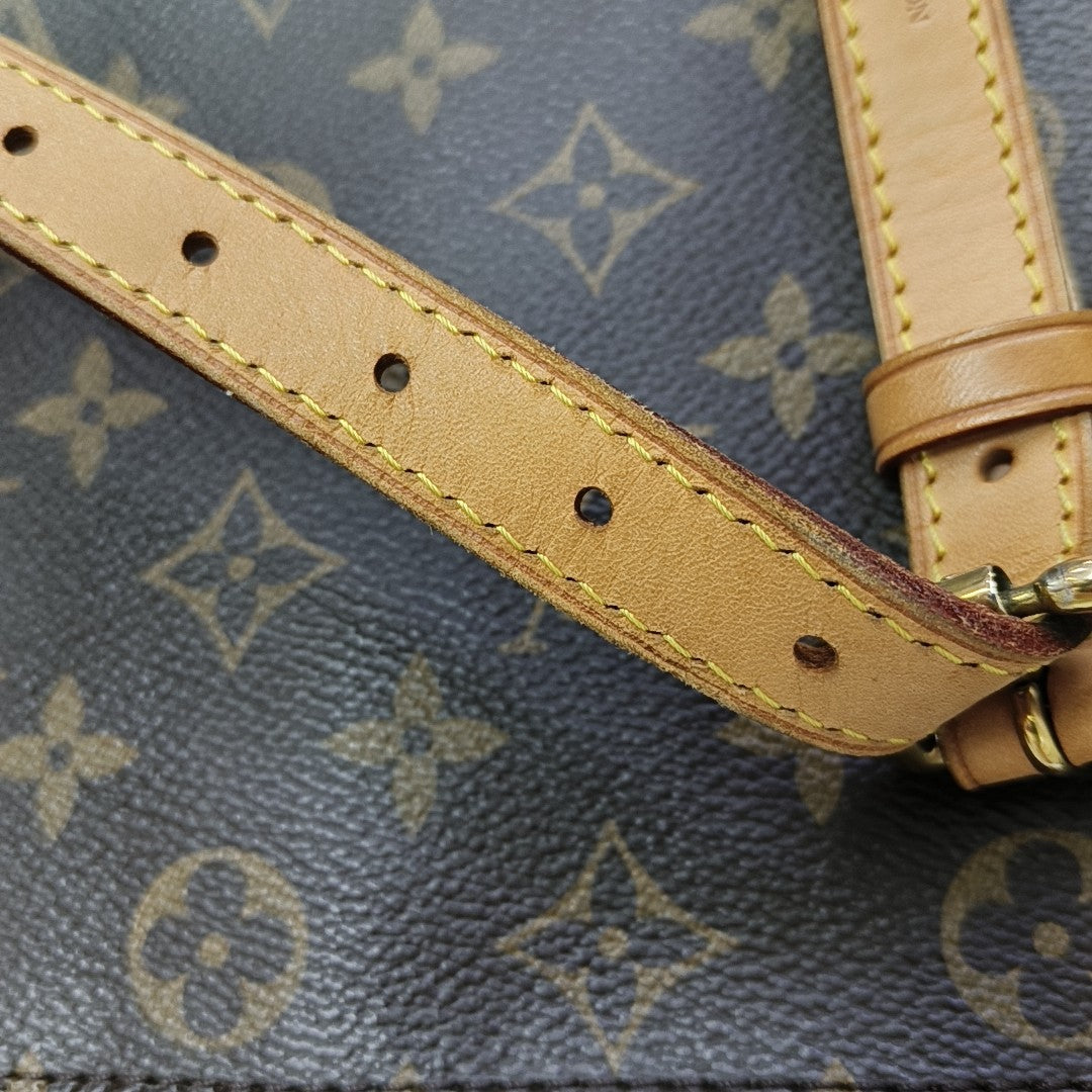 TUILERIES Monogram Coated Canvas Brown