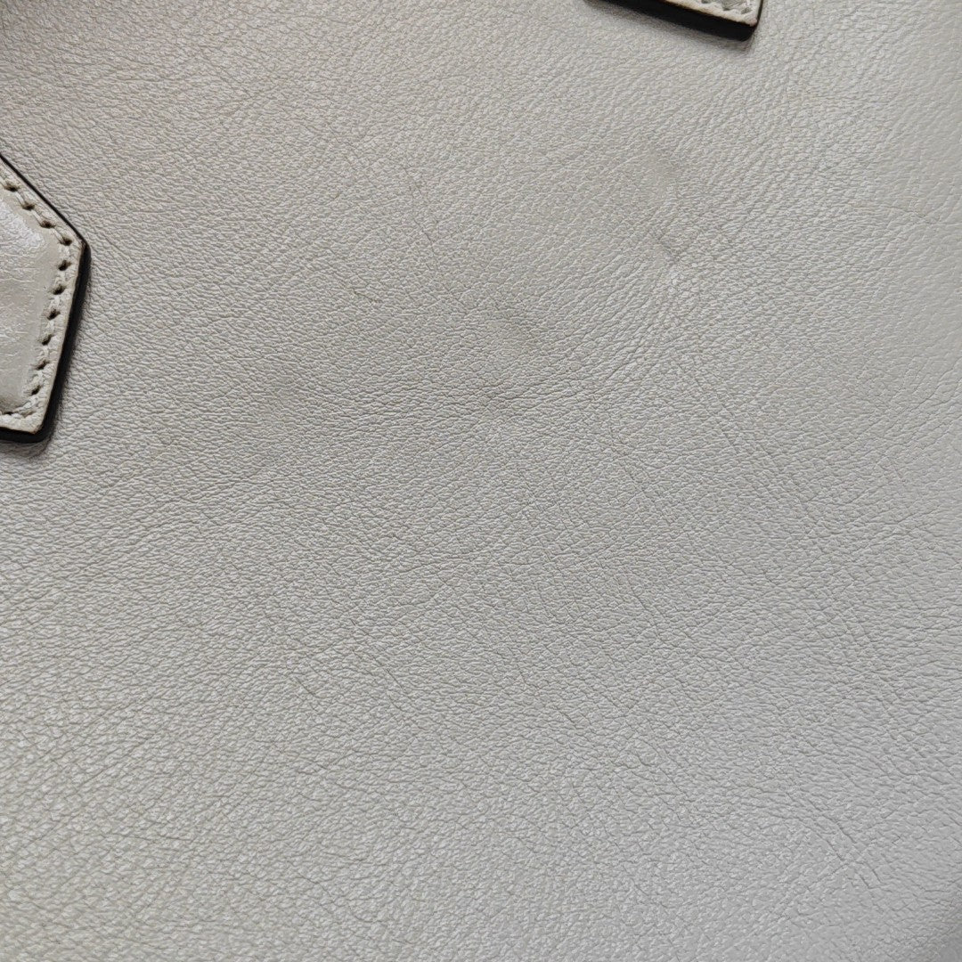 Diana Small Calfskin White