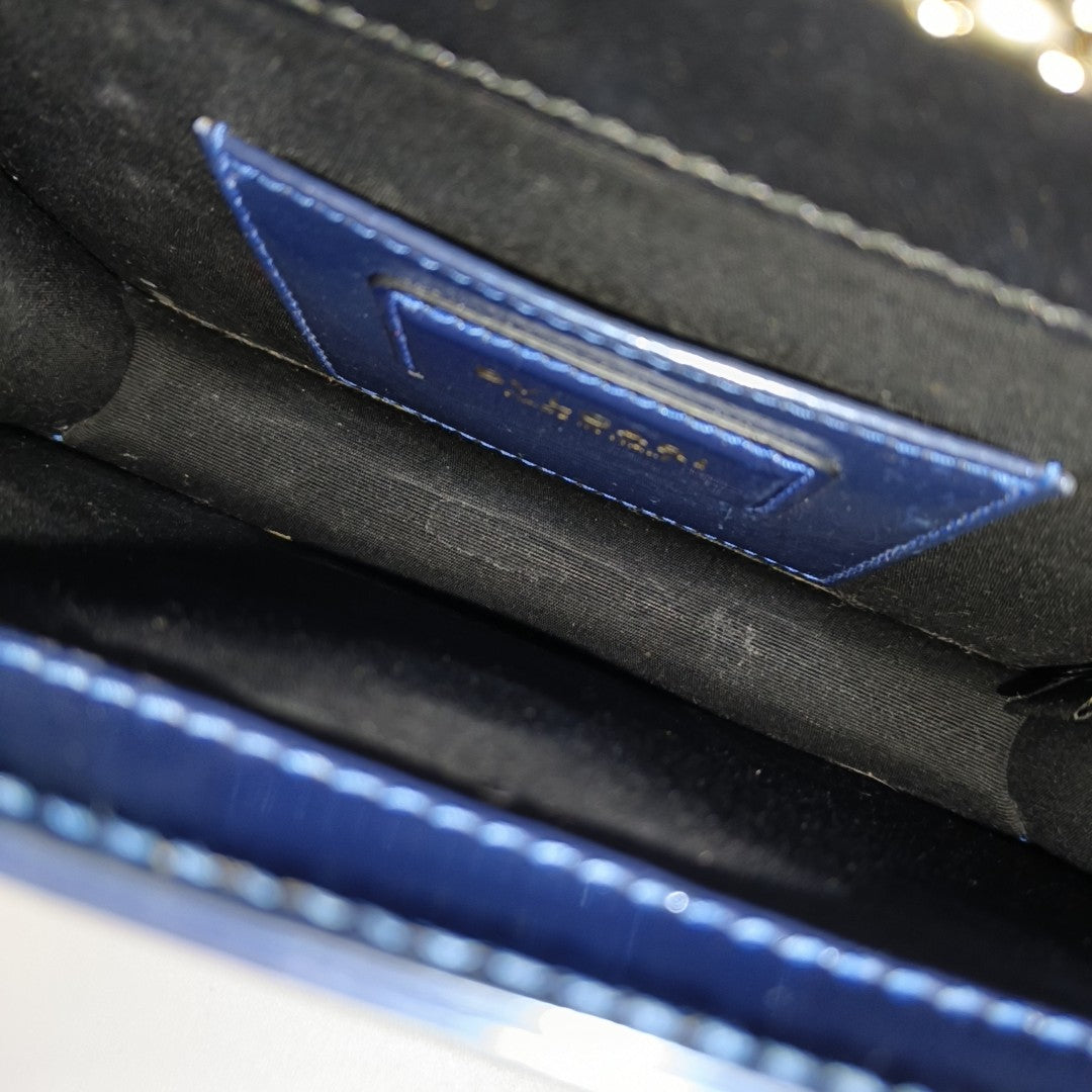 SERPENTI FOREVER Small Calfskin Blue